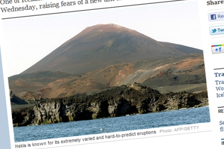 No, Daily Telegraph, that is NOT Hekla.